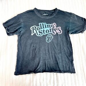 American Eagle Rolling Stones Grey T-Shirt Size S